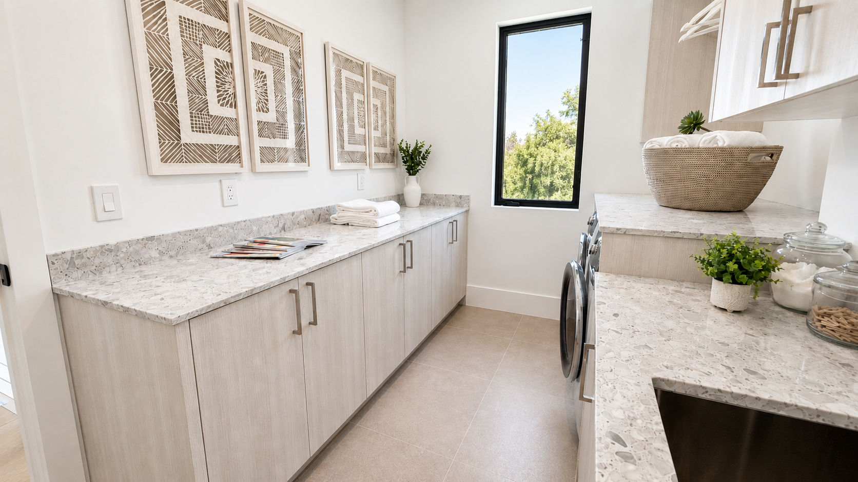 Custom laundry-room cabinetry | Sunshine Alliance, Deerfield Beach FL